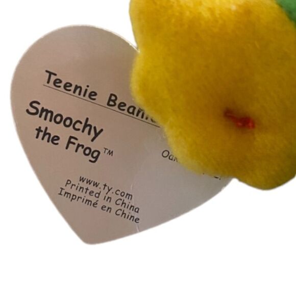 Teenie Beanie Babies Smoochy the Frog - Picture 3 of 4